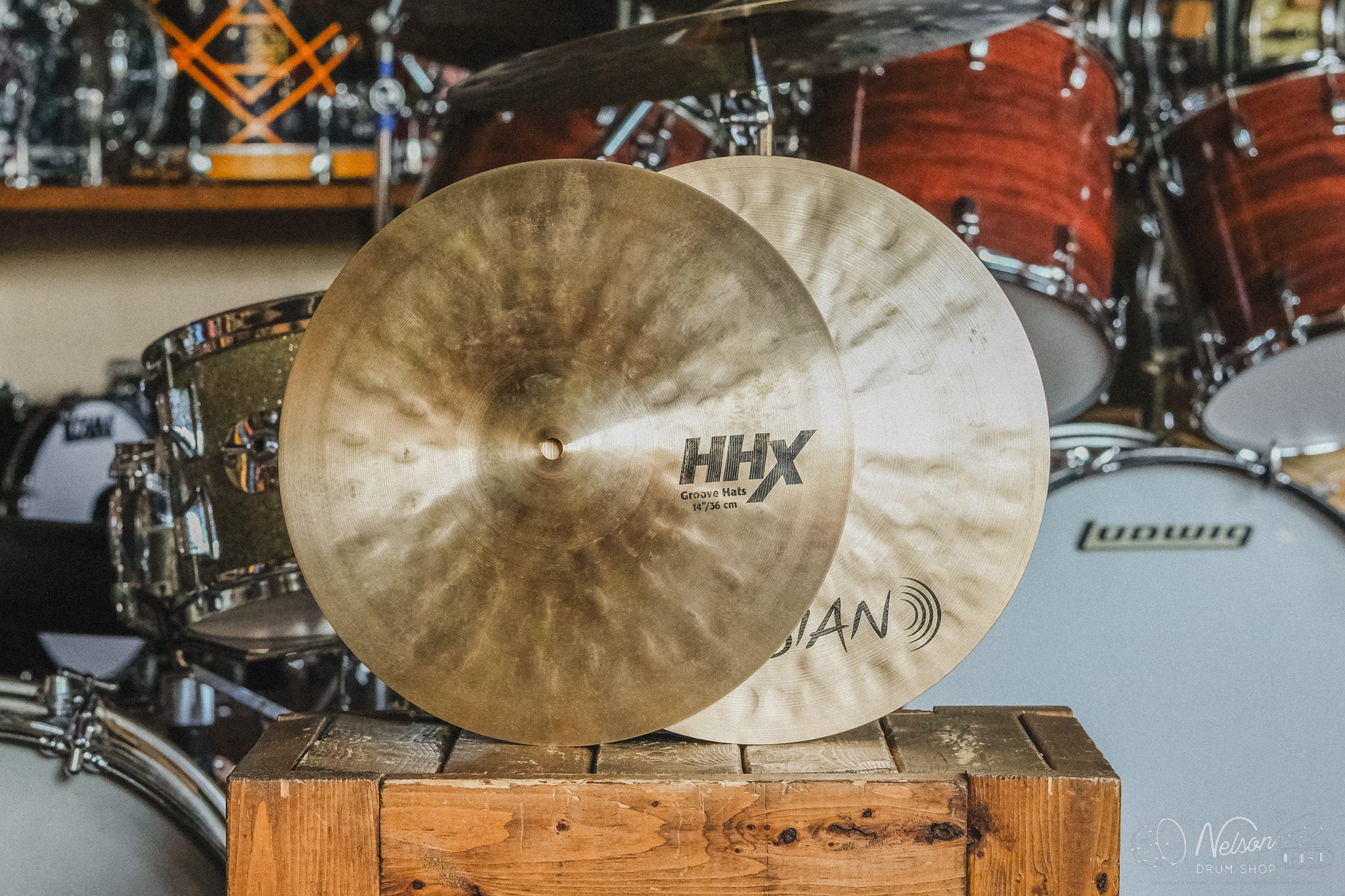 Used Sabian HHX Groove Hi Hats - 14