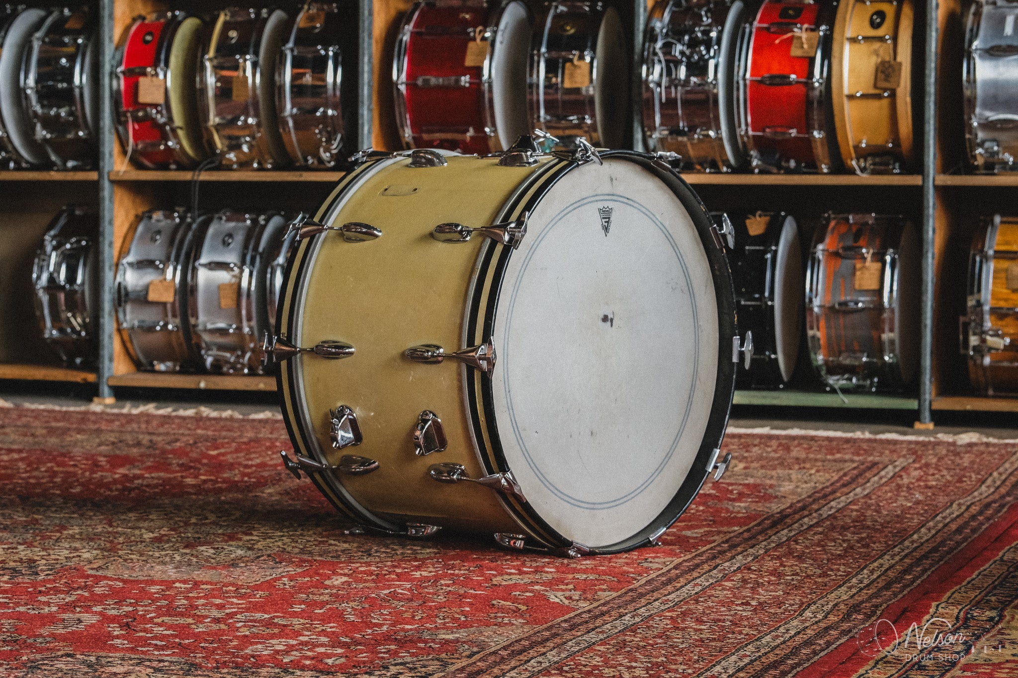 1960s/1970s Slingerland Buddy Rich Outfit in White Marine Pearl - 14x22, 9x13, 16x16