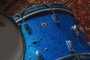 1960s Ludwig Pre-Serial Super Classic in Blue Sparkle - 14x22, 9x13, 16x16