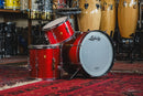 1960s Ludwig 'Clubdate' in Red Sparkle - 14x20, 8x12, 14x14