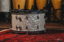 1970/60s Slingerland Re-wrap in White Marine Pearl - 14x26, 9x13, 16x18