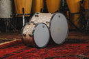 1970/60s Slingerland Re-wrap in White Marine Pearl - 14x26, 9x13, 16x18