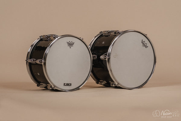 1970s Rogers 'Londoner' Fullerton Era in Jet Black Pearl - 14x24, 8x12, 9x13, 10x14, 16x16