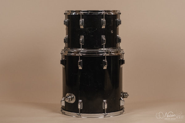 1970s Rogers 'Londoner' Fullerton Era in Jet Black Pearl - 14x24, 8x12, 9x13, 10x14, 16x16