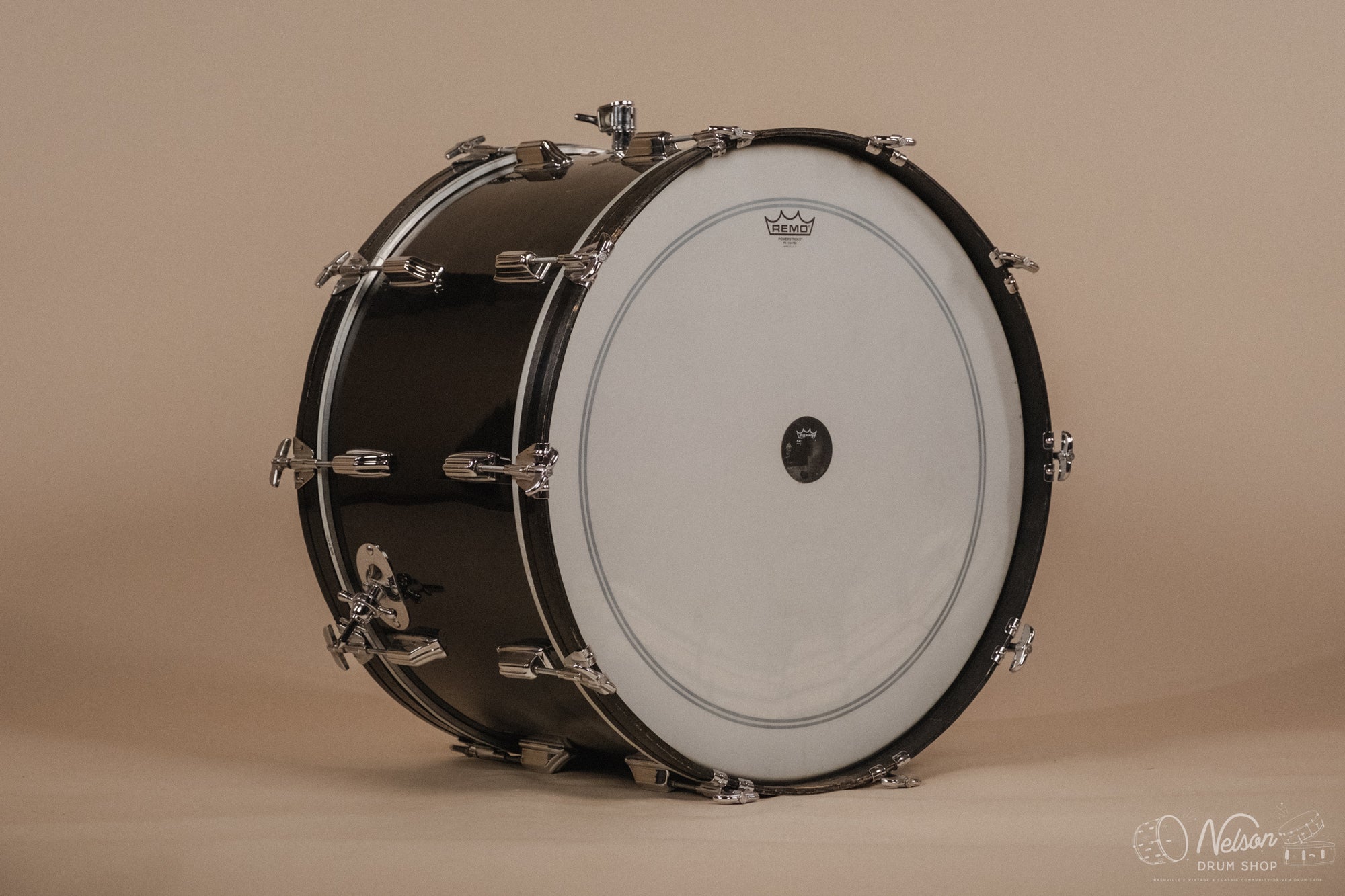 1970s Rogers 'Londoner' Fullerton Era in Jet Black Pearl - 14x24, 8x12, 9x13, 10x14, 16x16