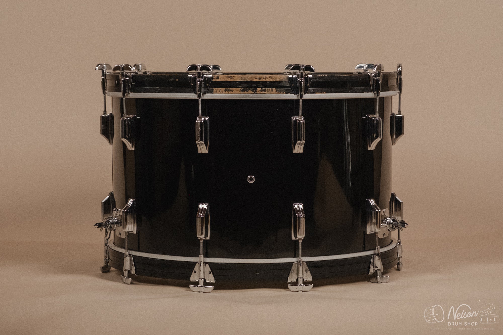 1970s Rogers 'Londoner' Fullerton Era in Jet Black Pearl - 14x24, 8x12, 9x13, 10x14, 16x16