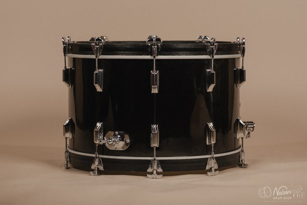 1970s Rogers 'Londoner' Fullerton Era in Jet Black Pearl - 14x24, 8x12, 9x13, 10x14, 16x16