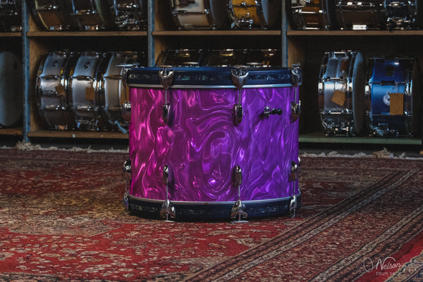 1970s Gretsch Progressive Jazz in Purple Satin Flame - 14x20, 8x12, 14x14