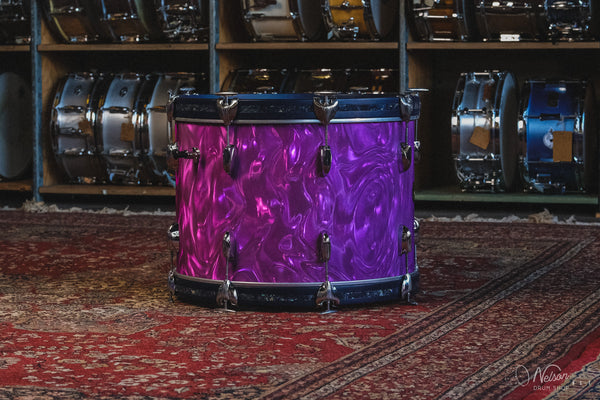 1970s Gretsch Progressive Jazz in Purple Satin Flame - 14x20, 8x12, 14x14