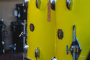 1970s Gretsch Rewrapped in Yellow Gloss - 14x24, 10x14, 16x16, 16x18