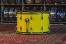 1970s Gretsch Rewrapped in Yellow Gloss - 14x24, 10x14, 16x16, 16x18