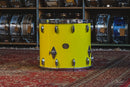 1970s Gretsch Rewrapped in Yellow Gloss - 14x24, 10x14, 16x16, 16x18