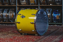 1970s Gretsch Rewrapped in Yellow Gloss - 14x24, 10x14, 16x16, 16x18