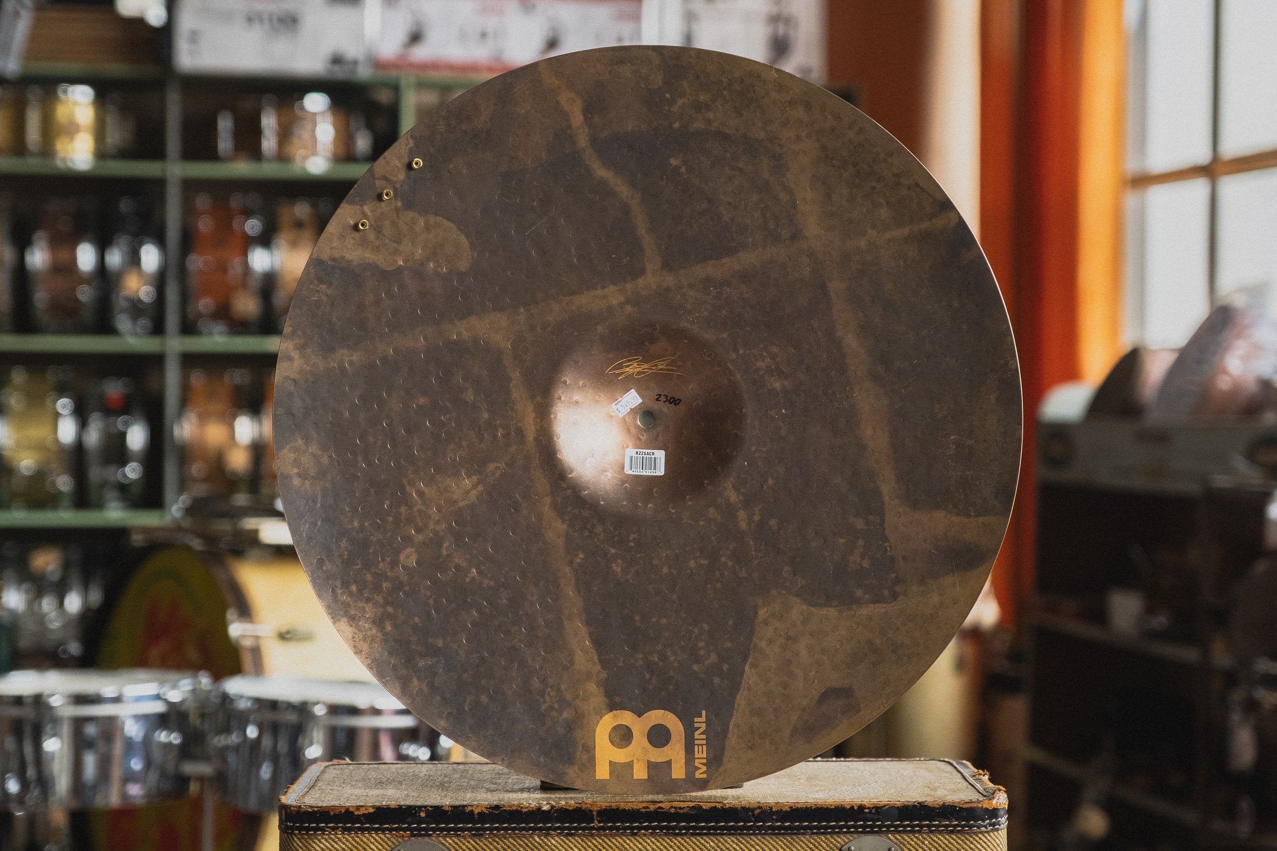 Meinl Byzance Sand Crash-Ride w/ Rivets - 22"