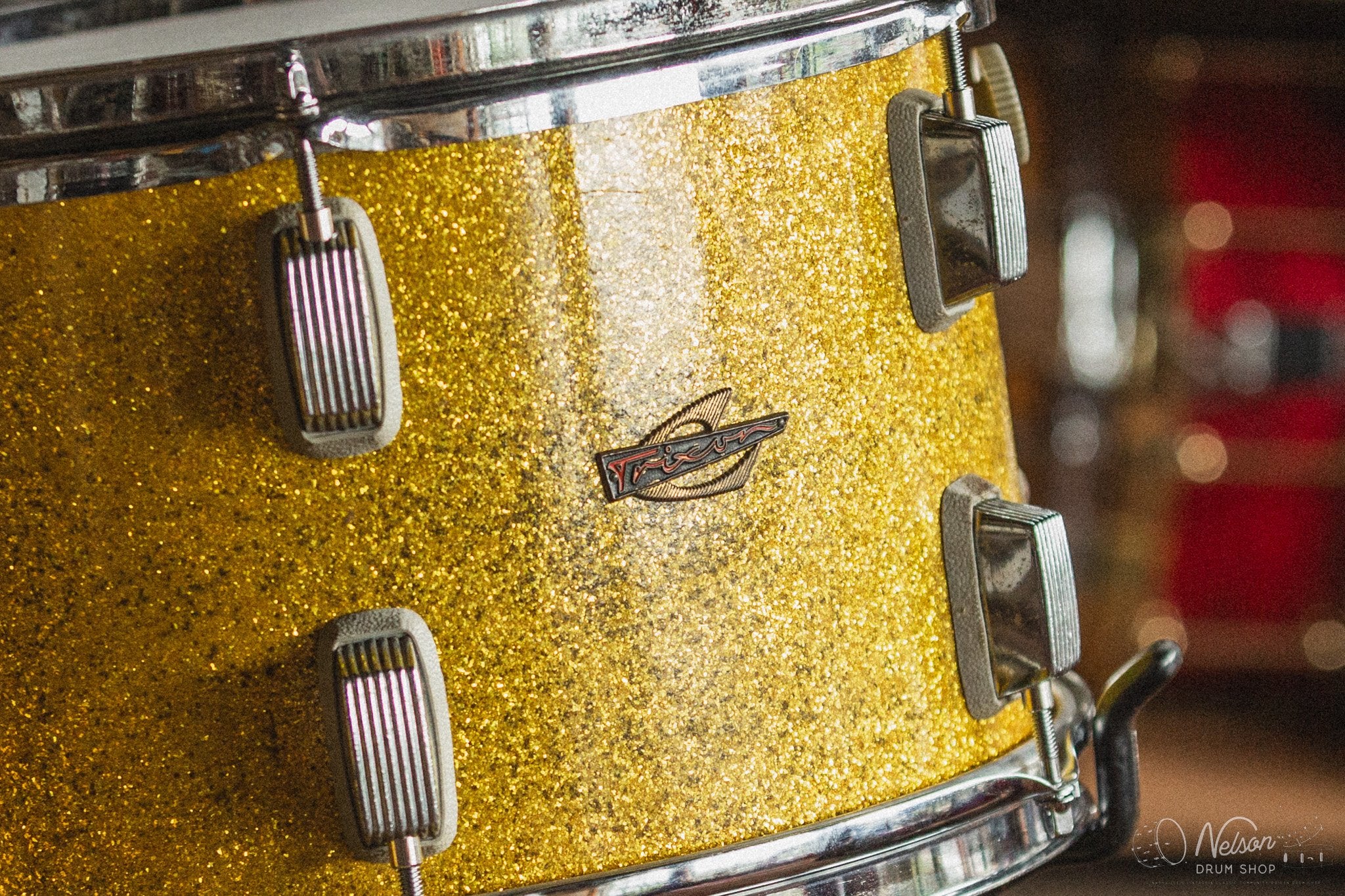 1960s Trixon "Luxus" in Lemon Sparkle - 16x20, 8x13, 16x16