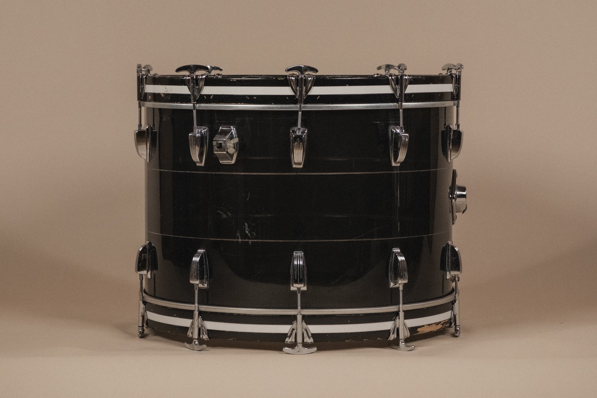 1970s Ludwig 'Tivoli' Vistalite in Smoke - 14x22, 8x12, 9x13, 16x16