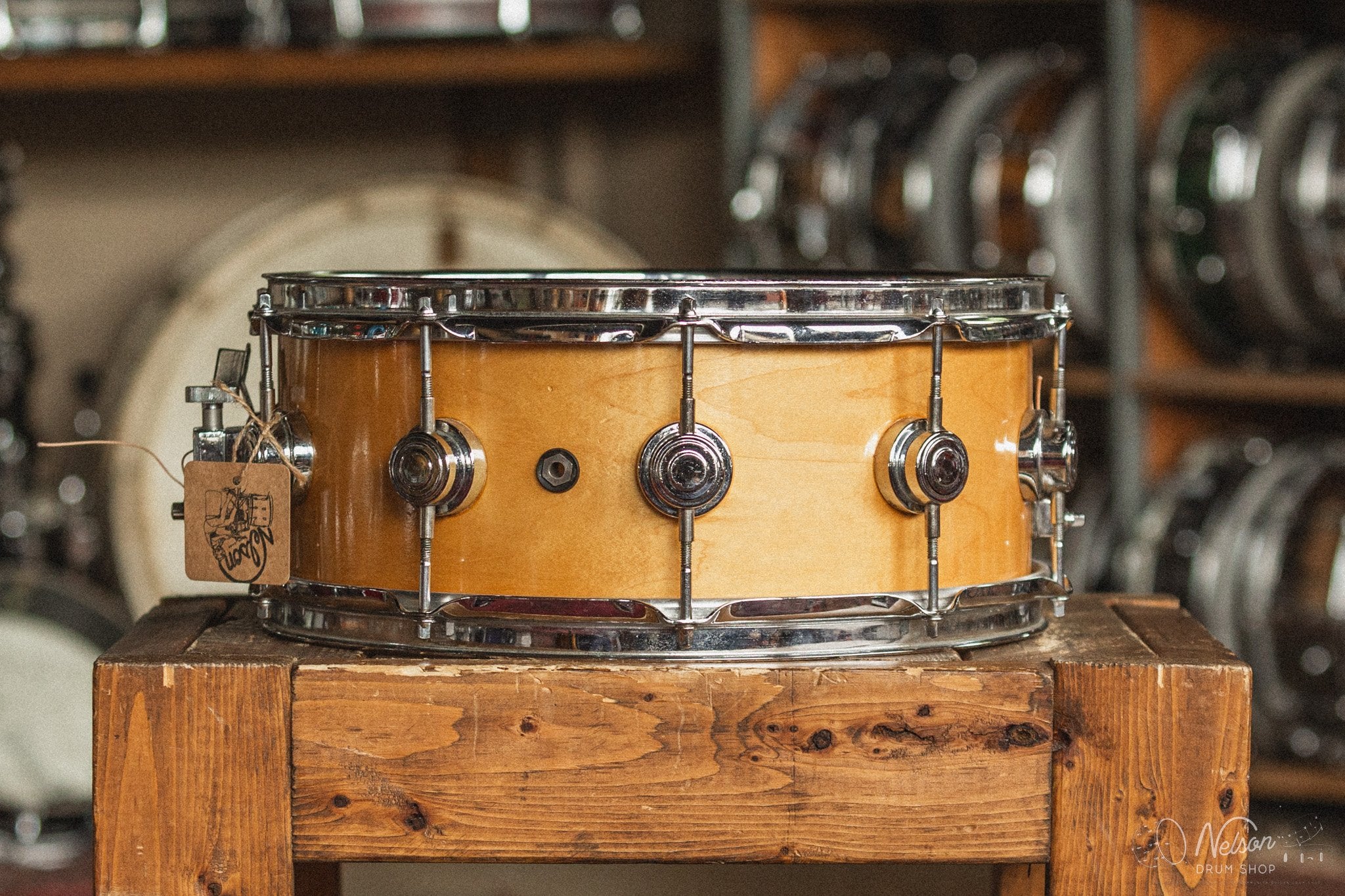 1980's DW Collector's Series Maple in Natural Lacquer - 5.5x14