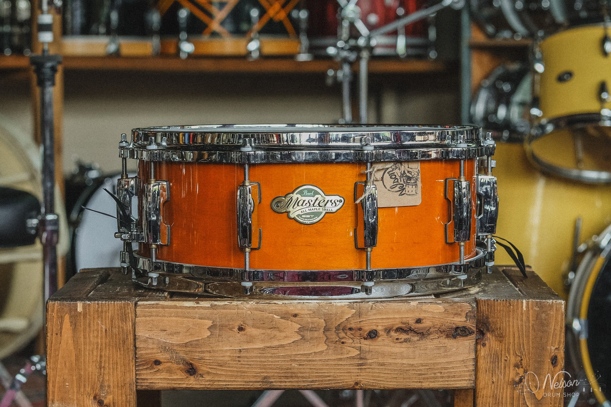 Used Pearl Masters MCX Maple in Liquid Amber - 5.5x14