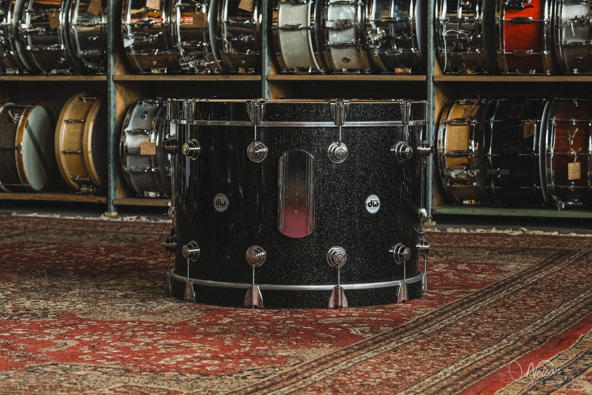 Used DW Collector's Series Maple/Mahogany in Black Ice - 16x24, 8x12, 9x13, 14x16