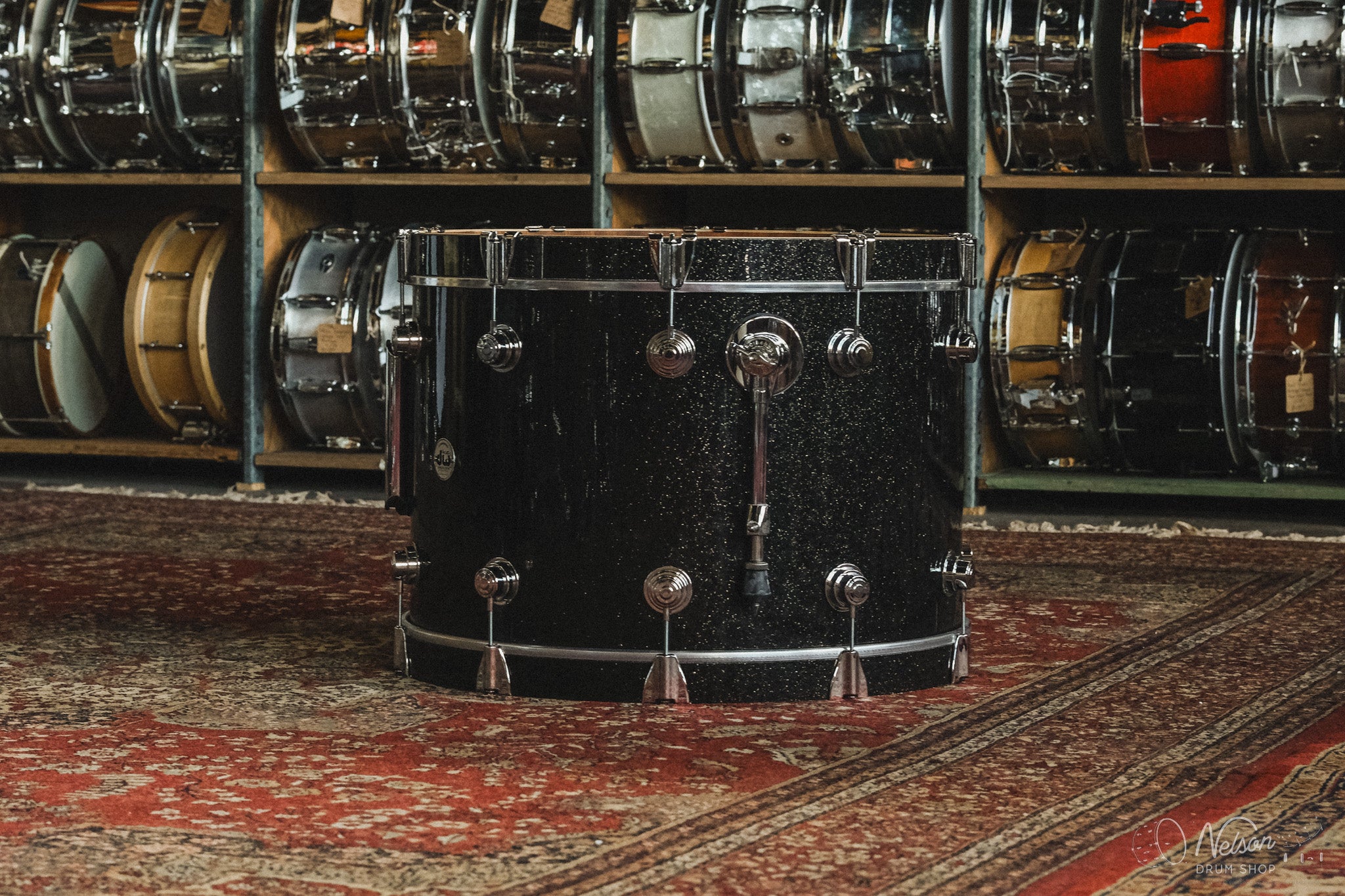 Used DW Collector's Series Maple/Mahogany in Black Ice - 16x24, 8x12, 9x13, 14x16