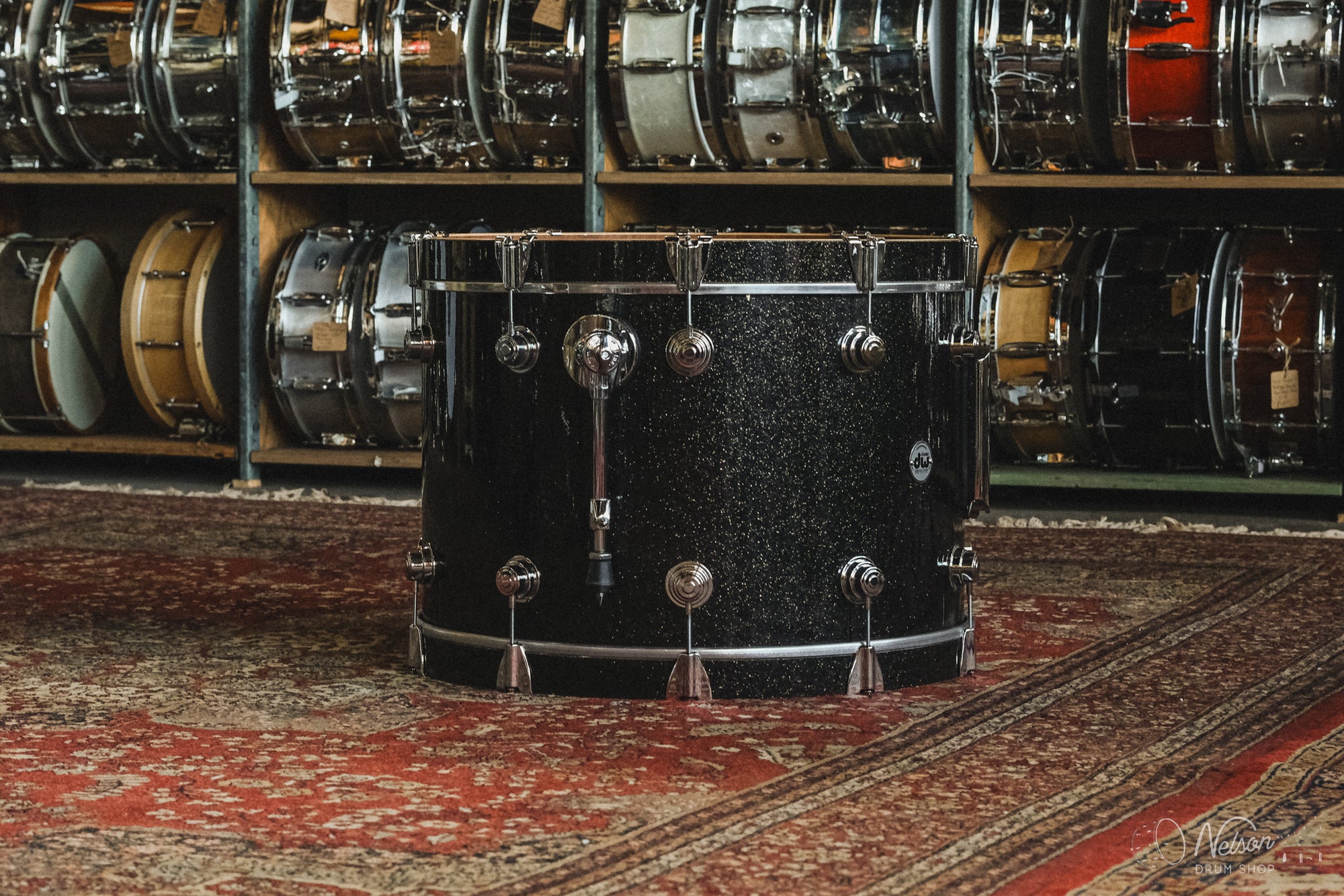 Used DW Collector's Series Maple/Mahogany in Black Ice - 16x24, 8x12, 9x13, 14x16