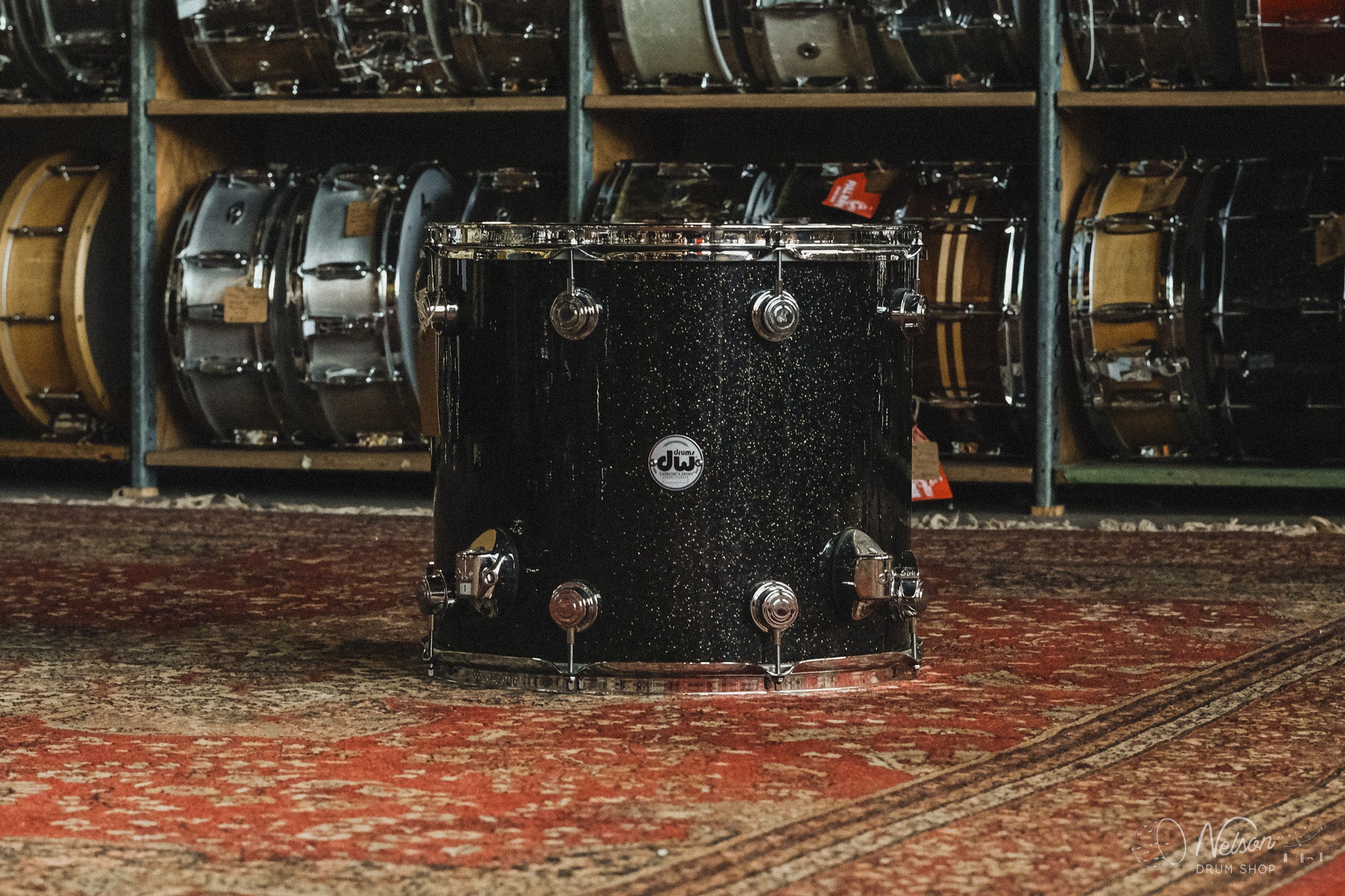 Used DW Collector's Series Maple/Mahogany in Black Ice - 16x24, 8x12, 9x13, 14x16