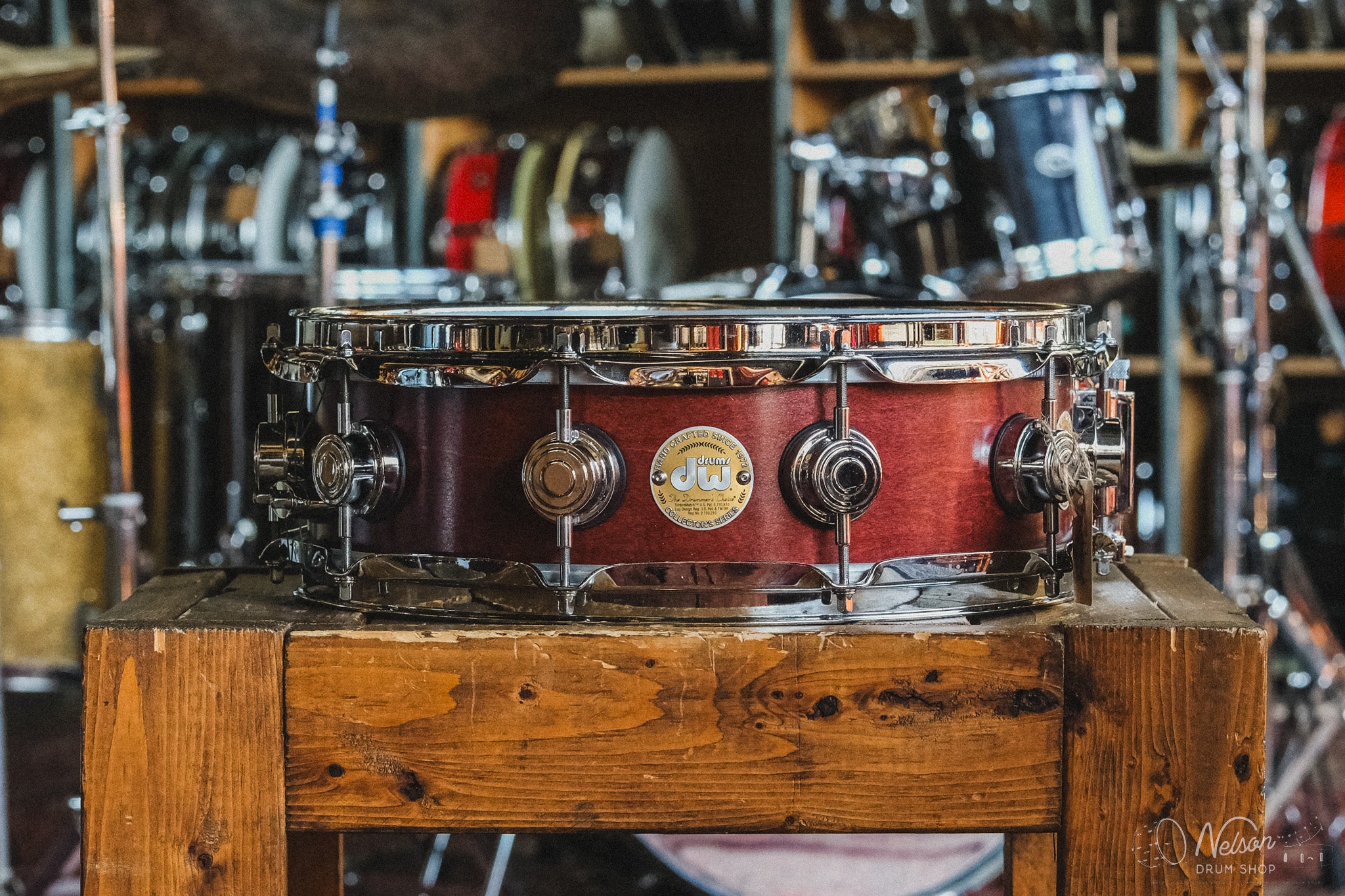 2000s DW Collector's Series 10&6 in Cherry Satin Oil - 4.75x14