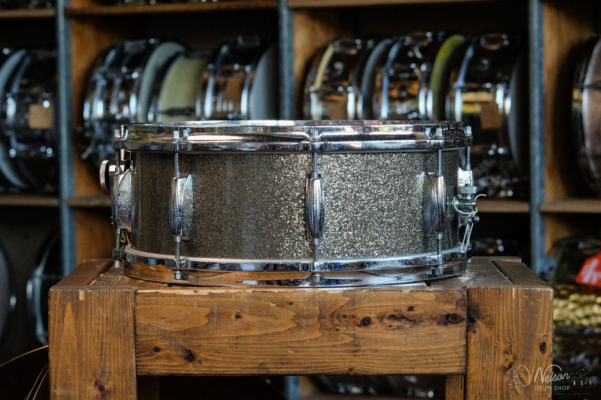 1950s Gretsch 4157 Name Band in Starlight Sparkle - 5.5x14