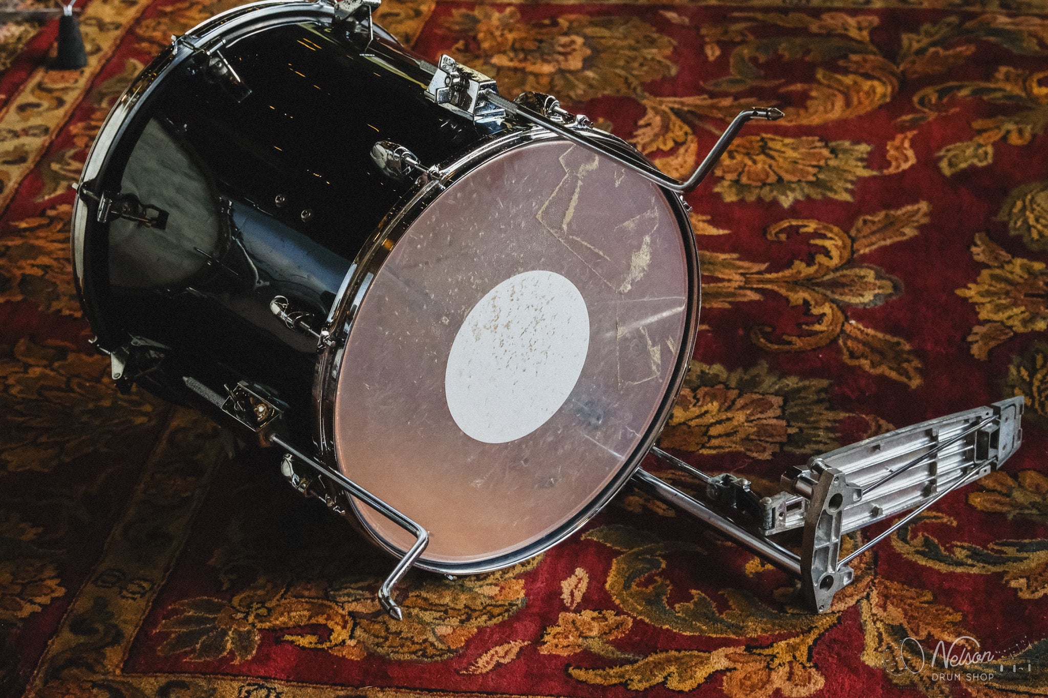 1980s Yamaha Timpani Floor Tom in Piano Black- 16x16