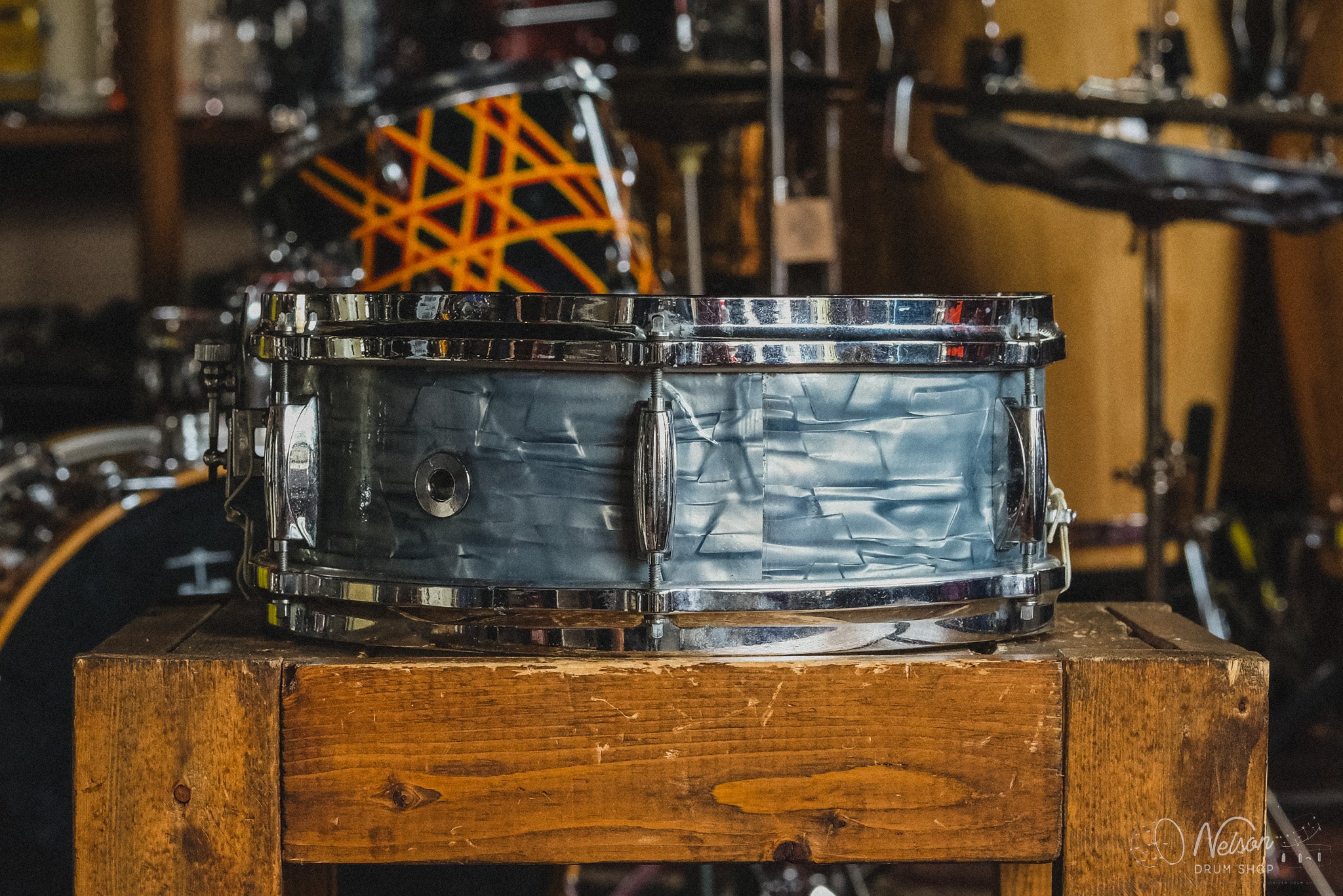 1960s Gretsch Dixieland in Midnight Pearl - 5.5x14