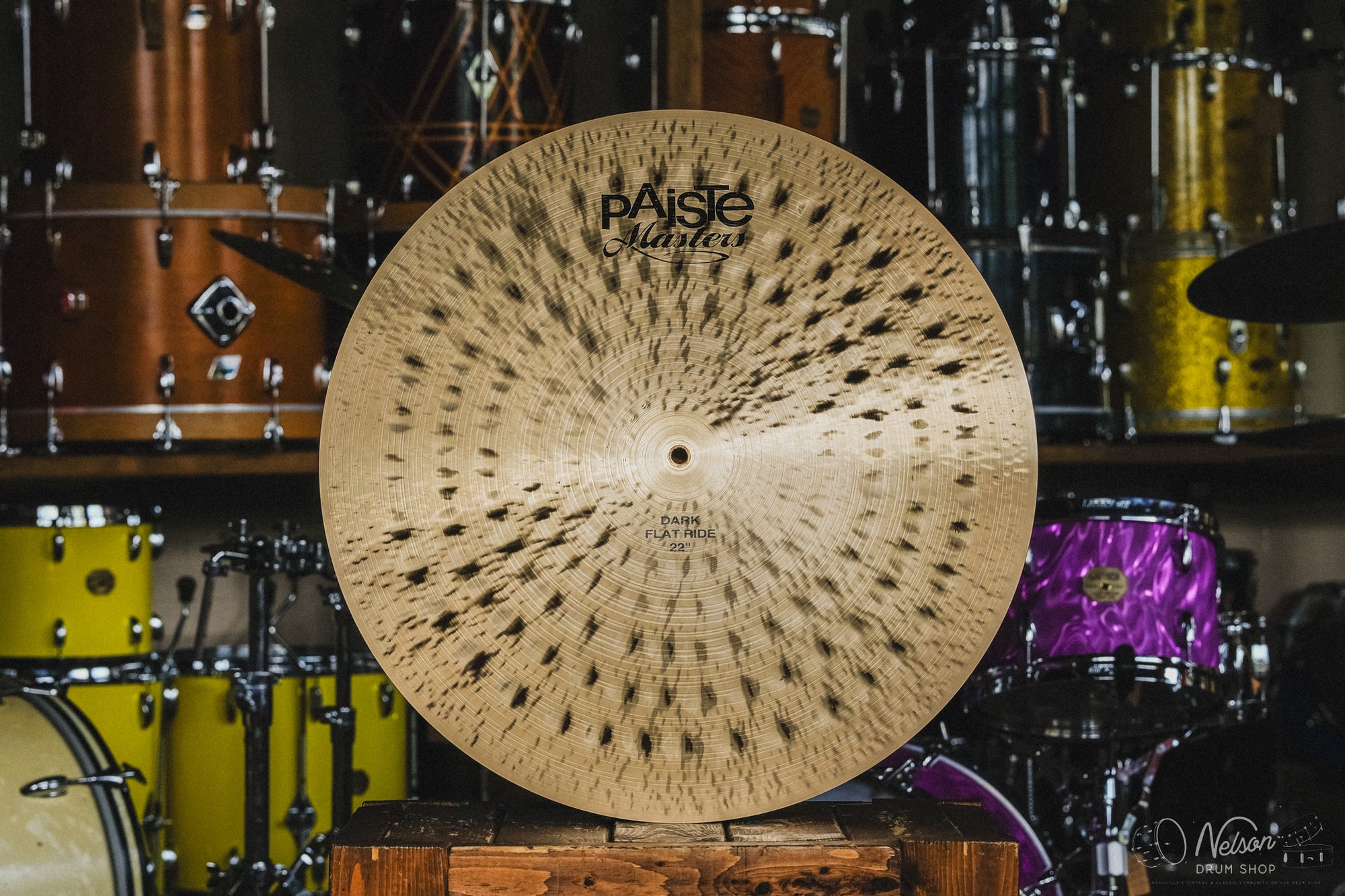 Paiste Masters Dark Flat Ride - 22"