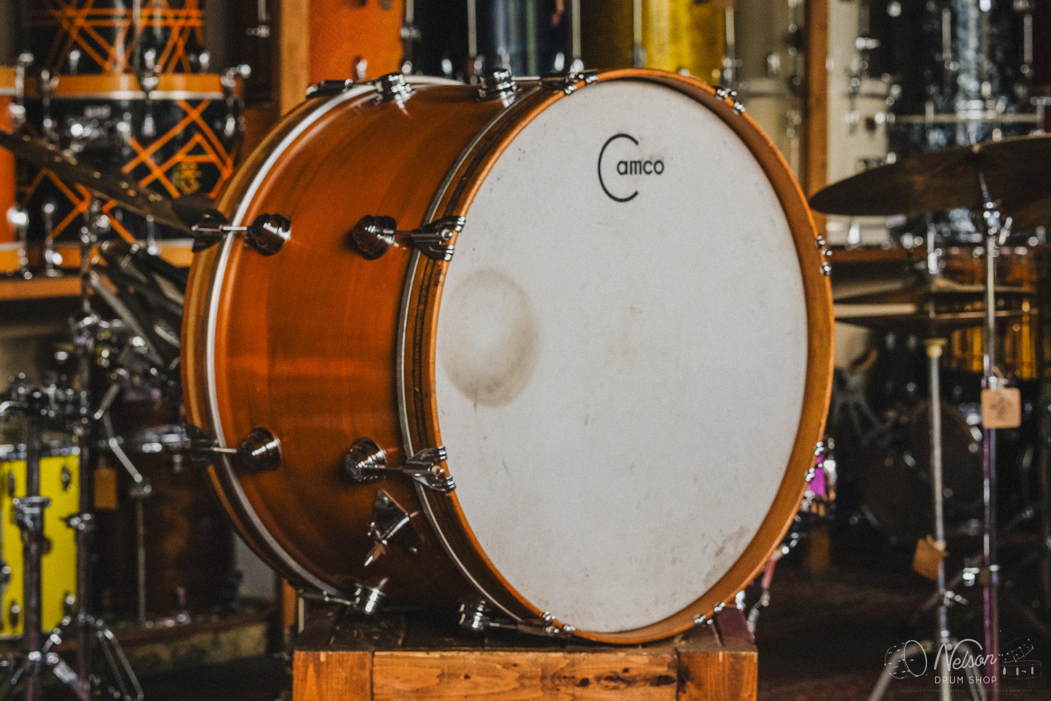 1960s Camco Aristocrat Bass Drum in Lacquer - 14x24