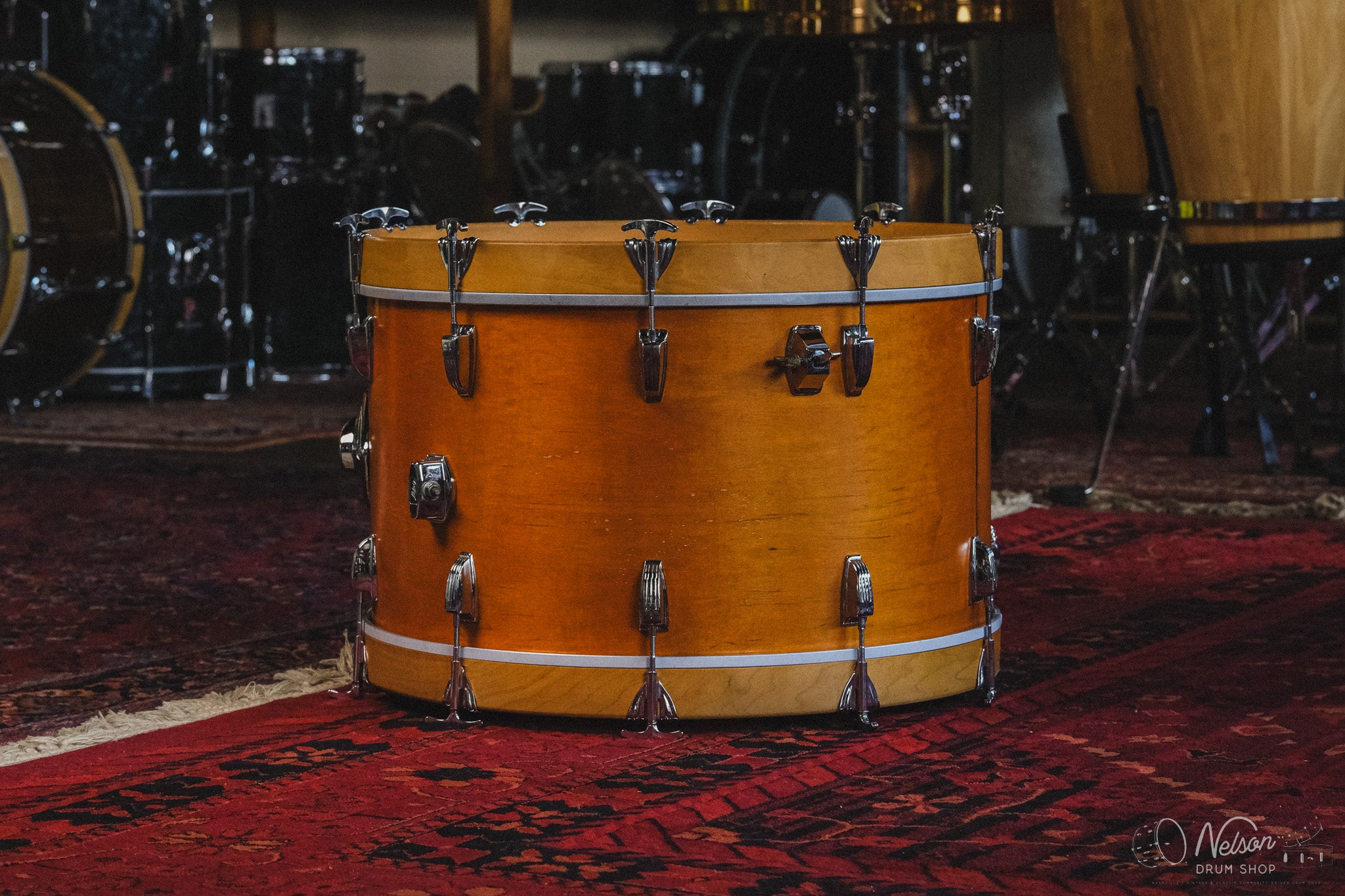 1970s Ludwig Pro Beat in Maple Thermogloss - 14x24, 9x13, 16x16