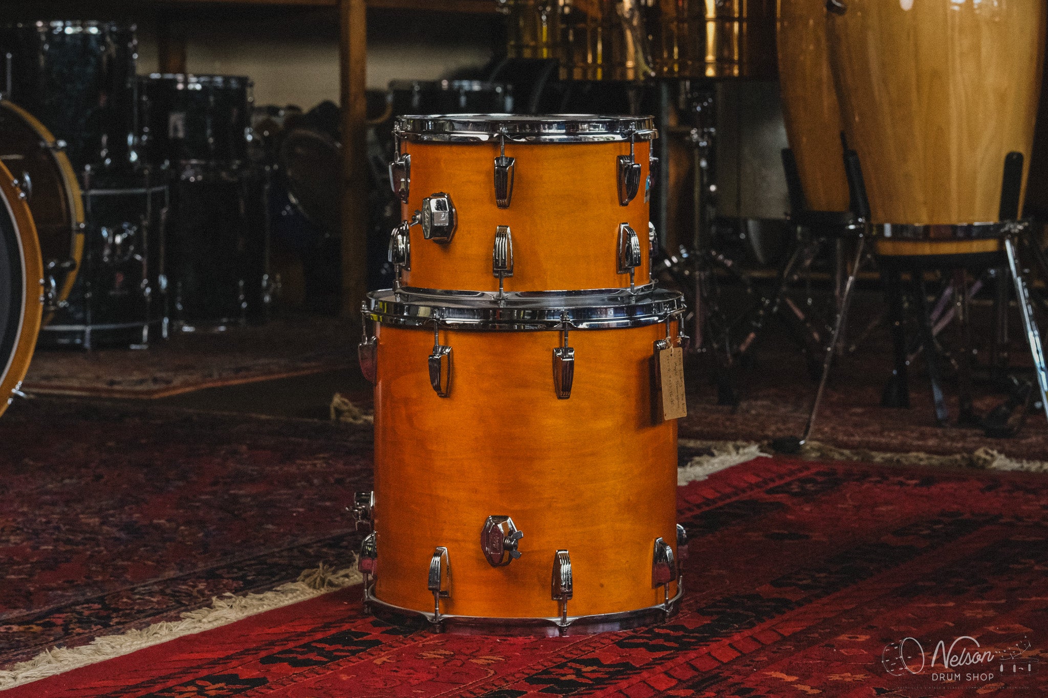 1970s Ludwig Pro Beat in Maple Thermogloss - 14x24, 9x13, 16x16