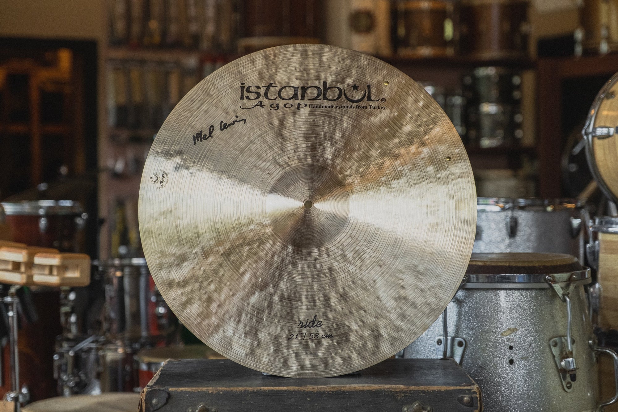 Istanbul Agop Mel Lewis Ride w/ Rivets- 21”