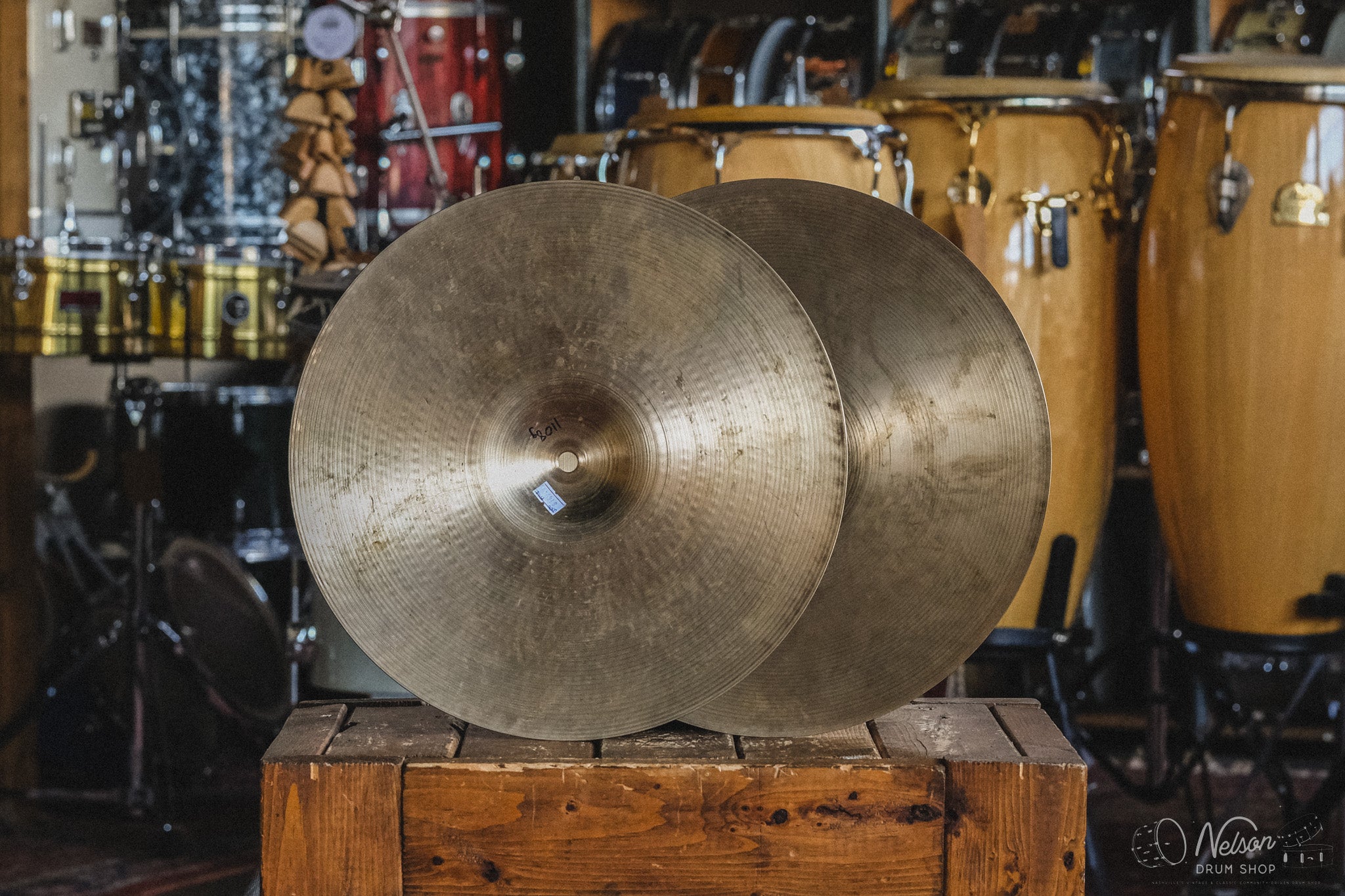 Used Zildjian A New Beat Hi Hats - 14"