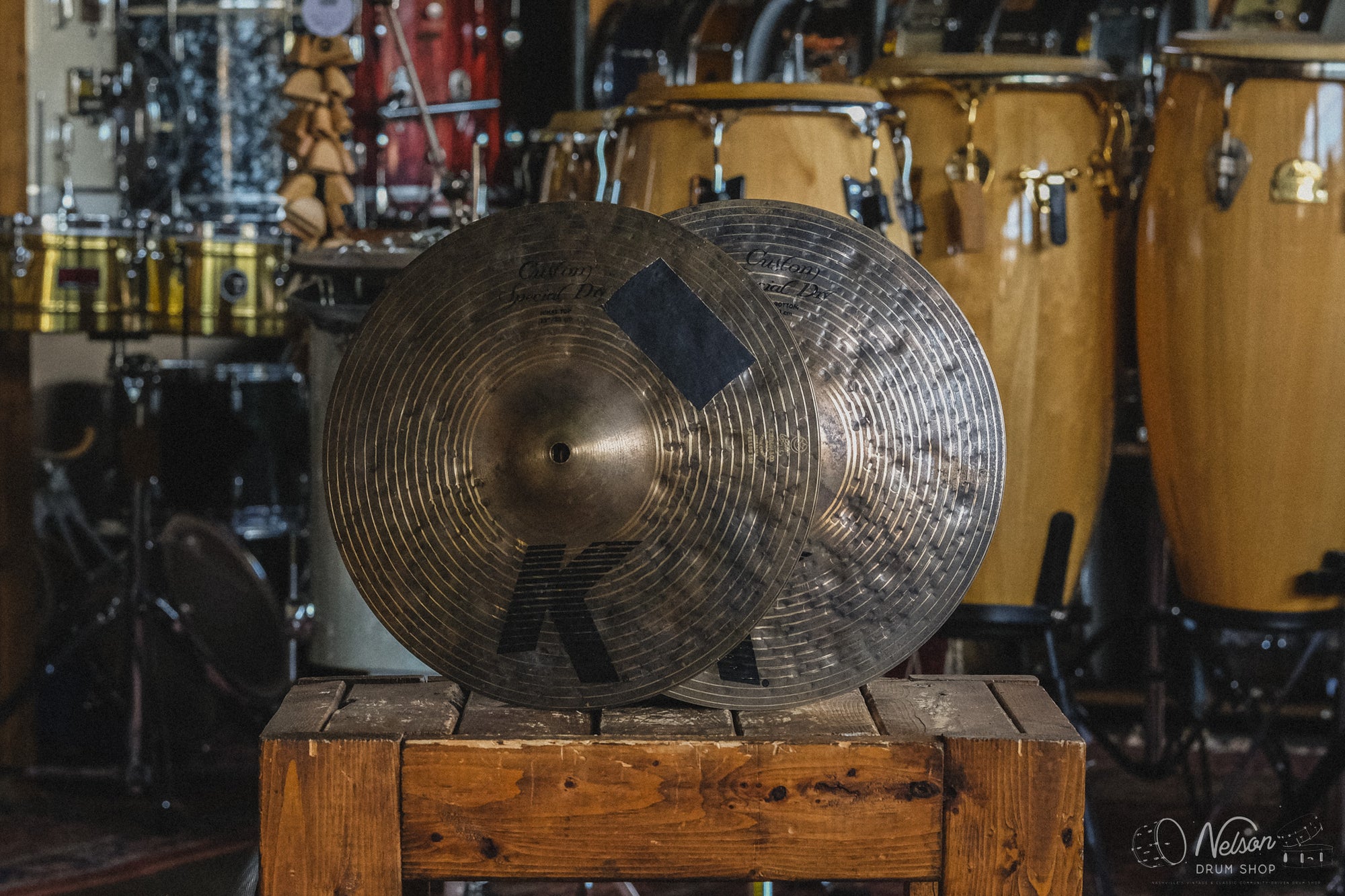 Used Zildjian K Custom Special Dry Hi Hats - 13"