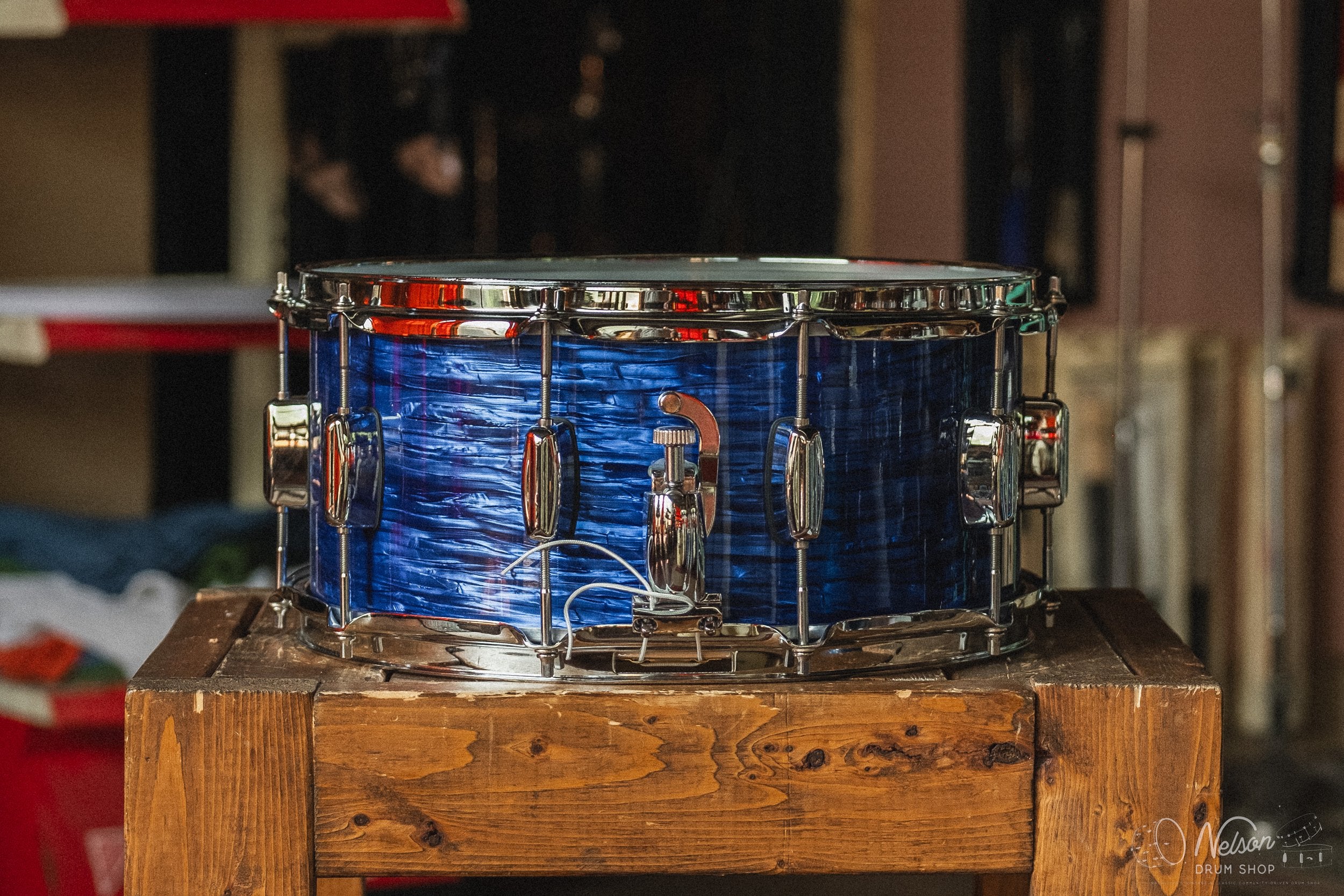 Barton 'Studio Custom' in Dark Blue Ripple - 6.5x14