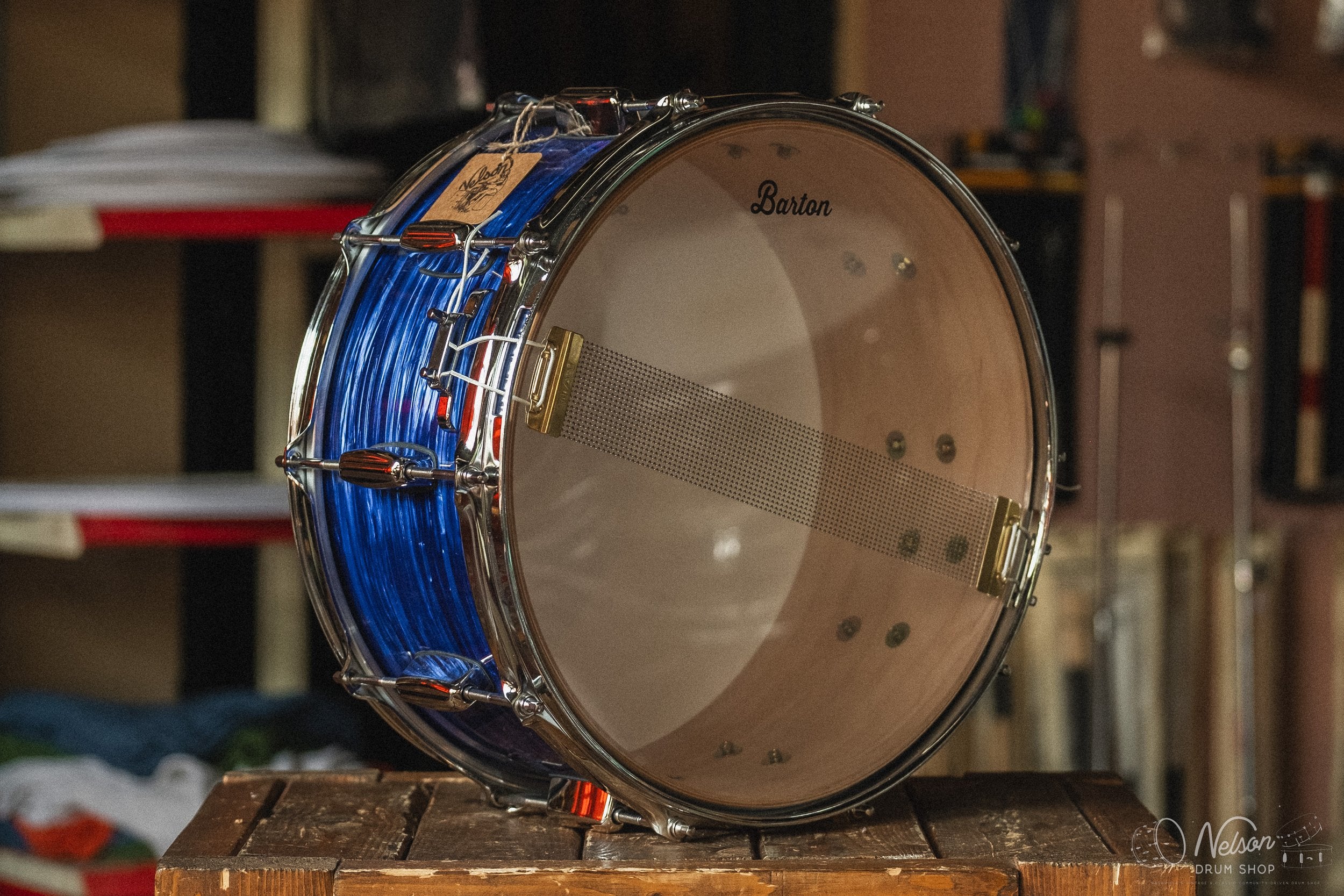 Barton 'Studio Custom' in Dark Blue Ripple - 6.5x14