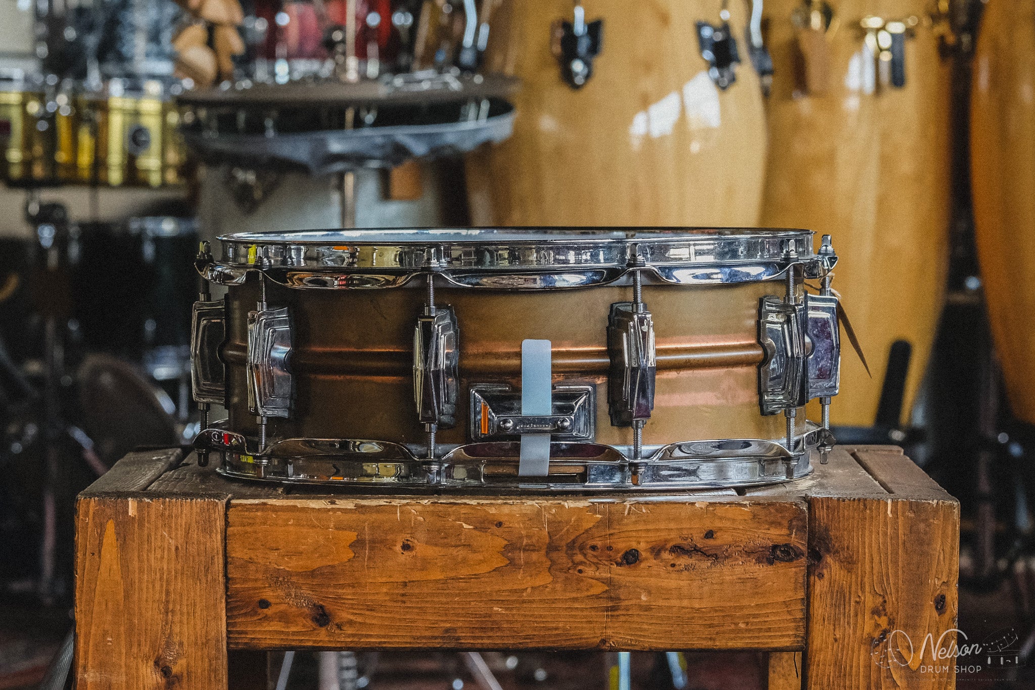 Used Ludwig Raw Copperphonic 5x14