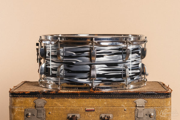 Ludwig/Keller 'School Festival' in "Bowling Ball" Black Oyster Pearl - 6.5x14