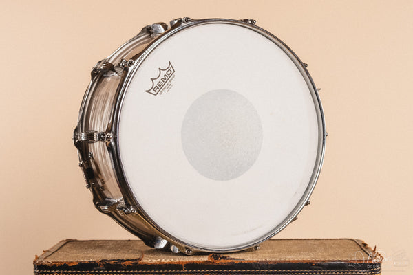 1960s Slingerland Ludwig Mongrel in White Strata - 6.5x14