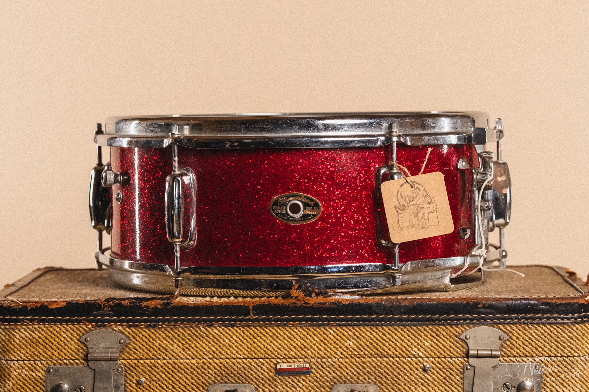 1960s Slingerland 'Deluxe Student Model' in Red Sparkle - 5.5x14