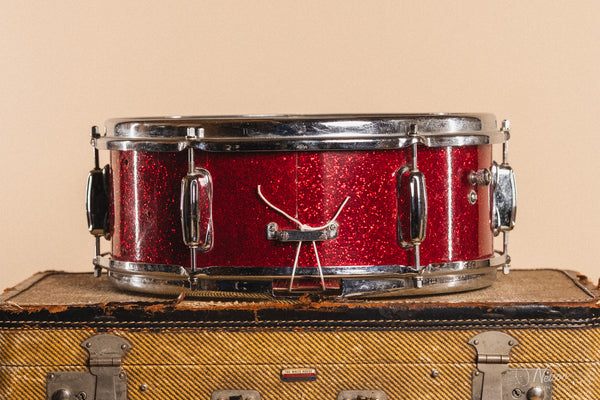 1960s Slingerland 'Deluxe Student Model' in Red Sparkle - 5.5x14