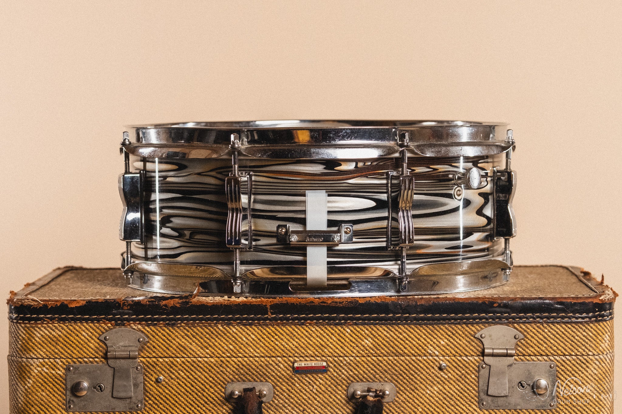 1970s Ludwig 'Standard S-100' in Bronze Strata - 5x14