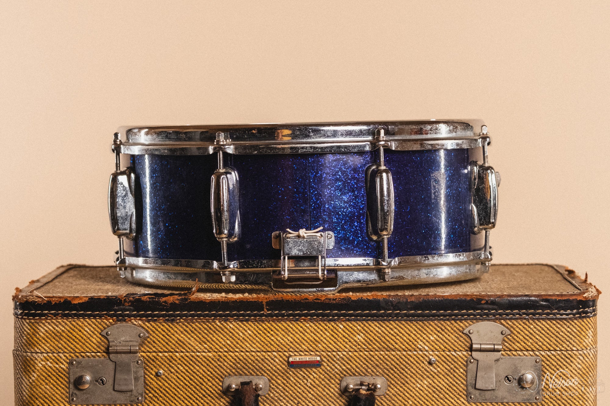 1960s Slingerland 'Artist Model' in Sparkling Blue Pearl - 5.5x14