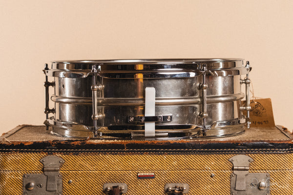 1920s Ludwig 'All-Around' 2 Piece Nickel Over Brass 6 lug - 5x14