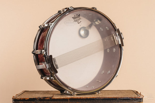 1960s Pearl 'President' Phenolic in Red Sparkle - 5.5x14