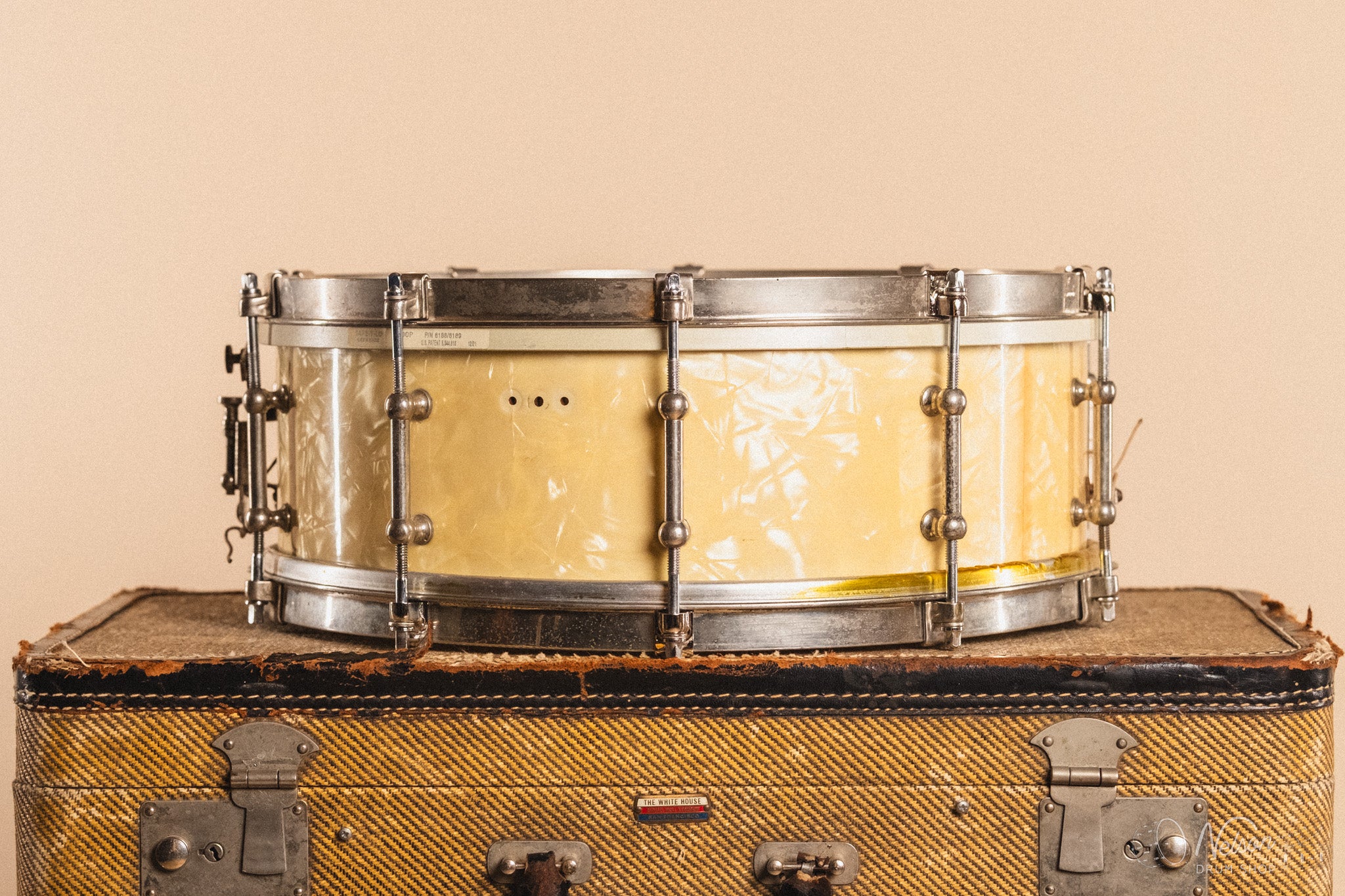 1930’s Ludwig & Ludwig 'Standard' in Avalon Pearl- 5x14