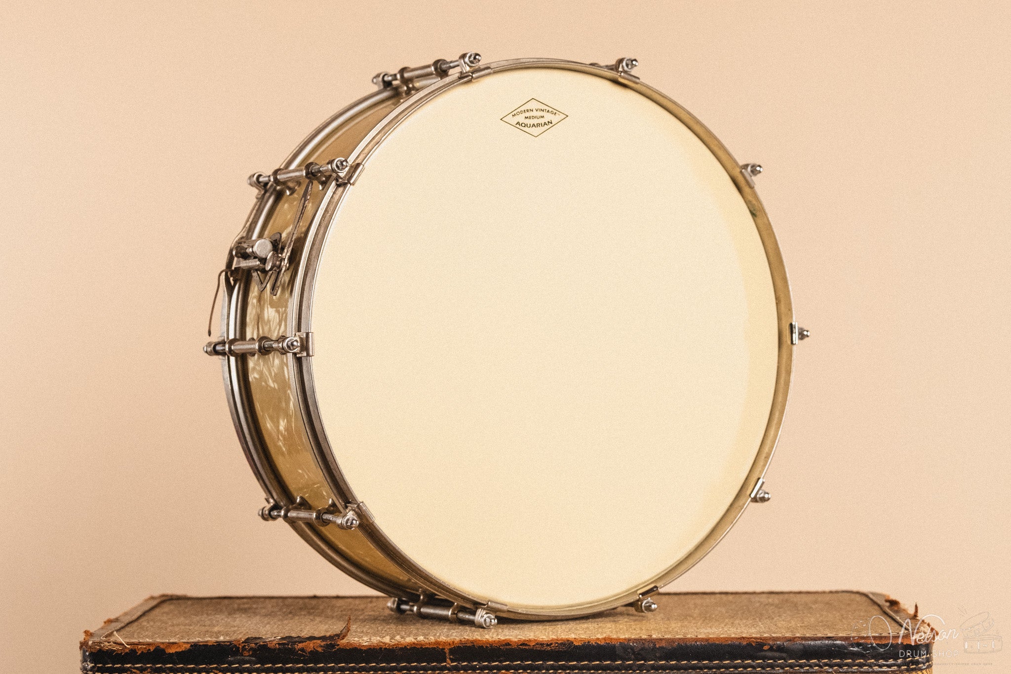 1930’s Ludwig & Ludwig 'Standard' in Avalon Pearl- 5x14